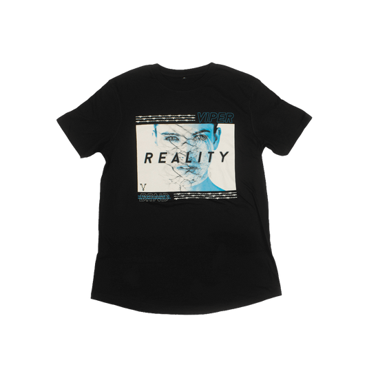 Reality Tee - Blue/Black (Longline) image 0