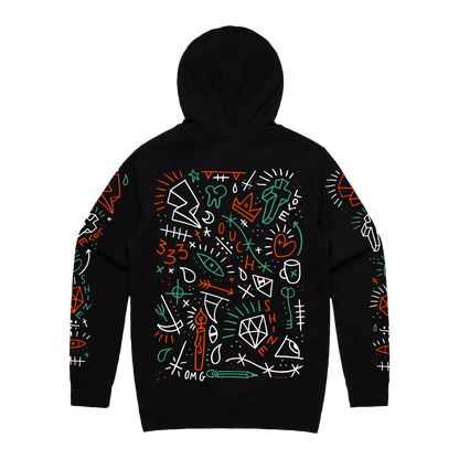 Love Hurts Hoodie - Black image 1