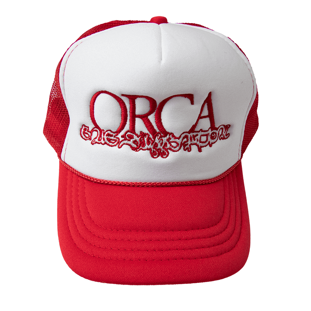 Orca Trucker Cap - White/Red image 0