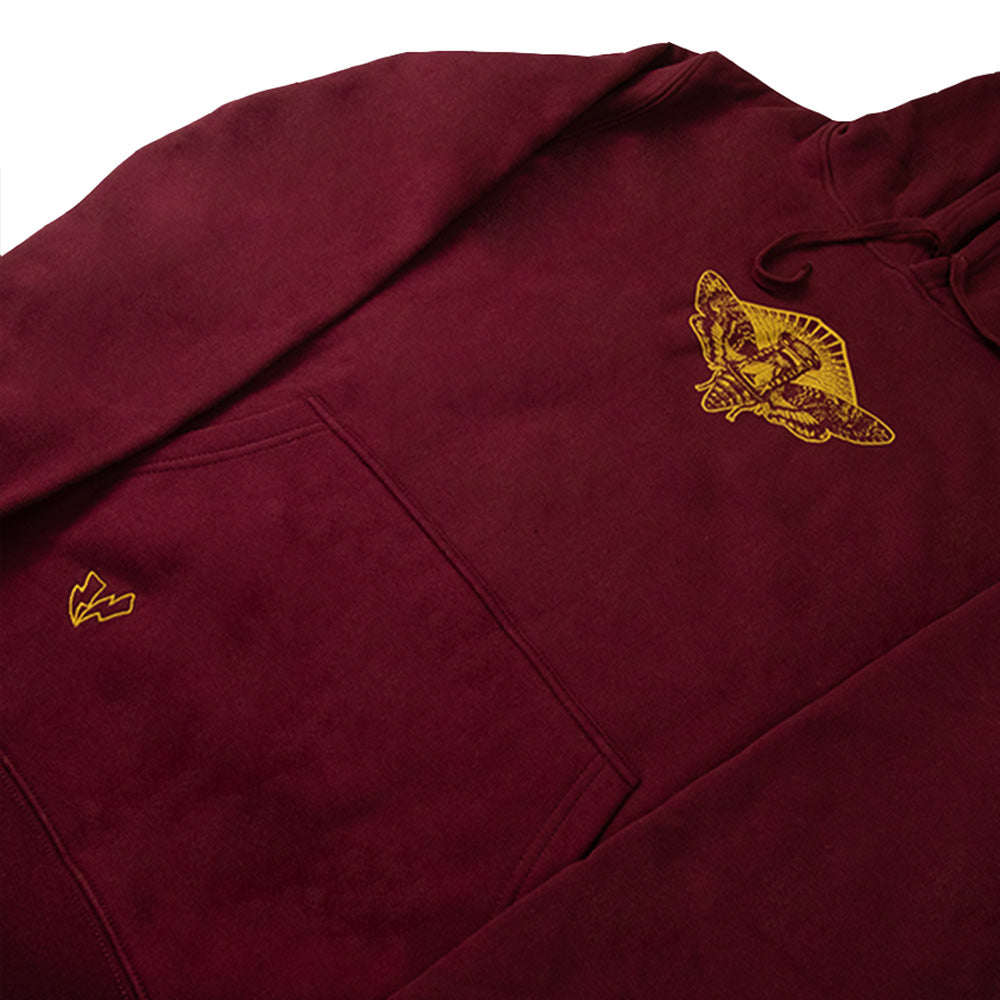 Killing Time Hoodie - Burgundy image 1